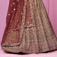 New Semi Stitiched Netted Lehenga Choli