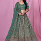 New Semi Stitiched Netted Lehenga Choli