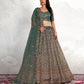 New Semi Stitiched Netted Lehenga Choli