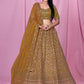 New Semi Stitiched Netted Lehenga Choli