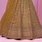 New Semi Stitiched Netted Lehenga Choli