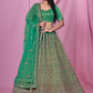 New Semi Stitiched Netted Lehenga Choli