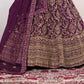 New Semi Stitiched Netted Lehenga Choli