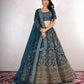 New Semi Stitiched Netted Lehenga Choli