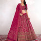 New Semi Stitiched Netted Lehenga Choli