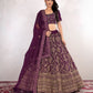 New Semi Stitiched Netted Lehenga Choli