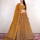 New Semi Stitiched Netted Lehenga Choli