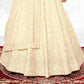 New Semi Stitiched Netted Lehenga Choli