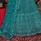 New Semi Stitiched Netted Lehenga Choli