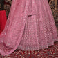 New Semi Stitiched Netted Lehenga Choli