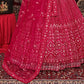 New Semi Stitiched Netted Lehenga Choli