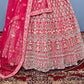 New Semi Stitiched Netted Lehenga Choli