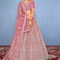 New Semi Stitiched Netted Lehenga Choli