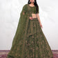 New Semi Stitiched Netted Lehenga Choli