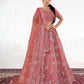 New Semi Stitiched Netted Lehenga Choli