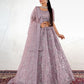 New Semi Stitiched Netted Lehenga Choli