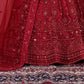 New Semi Stitiched Netted Lehenga Choli