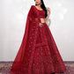 New Semi Stitiched Netted Lehenga Choli