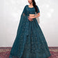 New Semi Stitiched Netted Lehenga Choli