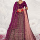 New Semi Stitiched Netted Lehenga Choli