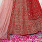 New Semi Stitiched Netted Lehenga Choli