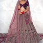 New Semi Stitiched Netted Lehenga Choli