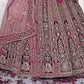 New Semi Stitiched Netted Lehenga Choli