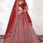 New Semi Stitiched Netted Lehenga Choli