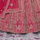 New Semi Stitiched Velvet Bridal Lehenga Choli