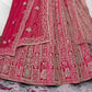 New Semi Stitiched Netted Lehenga Choli