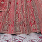 New Semi Stitiched Velvet Bridal Lehenga Choli