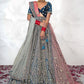 New Semi Stitiched Netted Lehenga Choli