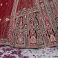 New Semi Stitiched Velvet Bridal Lehenga Choli