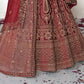 New Semi Stitiched Netted Lehenga Choli