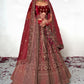 New Semi Stitiched Netted Lehenga Choli