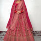 New Semi Stitiched Netted Lehenga Choli