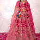 New Semi Stitiched Netted Lehenga Choli