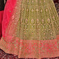 New Semi Stitiched Netted Lehenga Choli