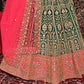 New Semi Stitiched Netted Lehenga Choli