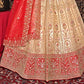 New Semi Stitiched Netted Lehenga Choli