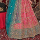 New Semi Stitiched Netted Lehenga Choli