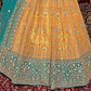 New Semi Stitiched Netted Lehenga Choli