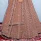 New Semi Stitiched Netted Lehenga Choli