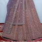 New Semi Stitiched Netted Lehenga Choli