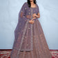 New Semi Stitiched Netted Lehenga Choli