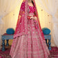 New Semi Stitiched Netted Lehenga Choli