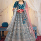 New Semi Stitiched Netted Lehenga Choli