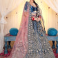 New Semi Stitiched Netted Lehenga Choli