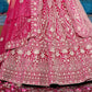 New Semi Stitiched Netted Lehenga Choli