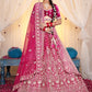 New Semi Stitiched Netted Lehenga Choli